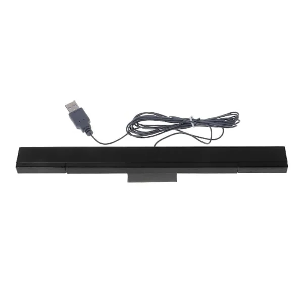 för Wii Sensor Bar Trådbunden mottagare IR Signal Ray USB Plug Remote Replacement Motion Sensor Bar