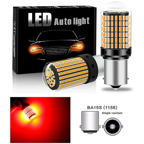 [LCS]2PC 1156 BA15S P21W BAU15S PY21W T20 7440 W21W 3157 1157 P21/5W W21/5W LED-polttimot 144 SMD led CanBus-lamppu suuntavilkkuihin