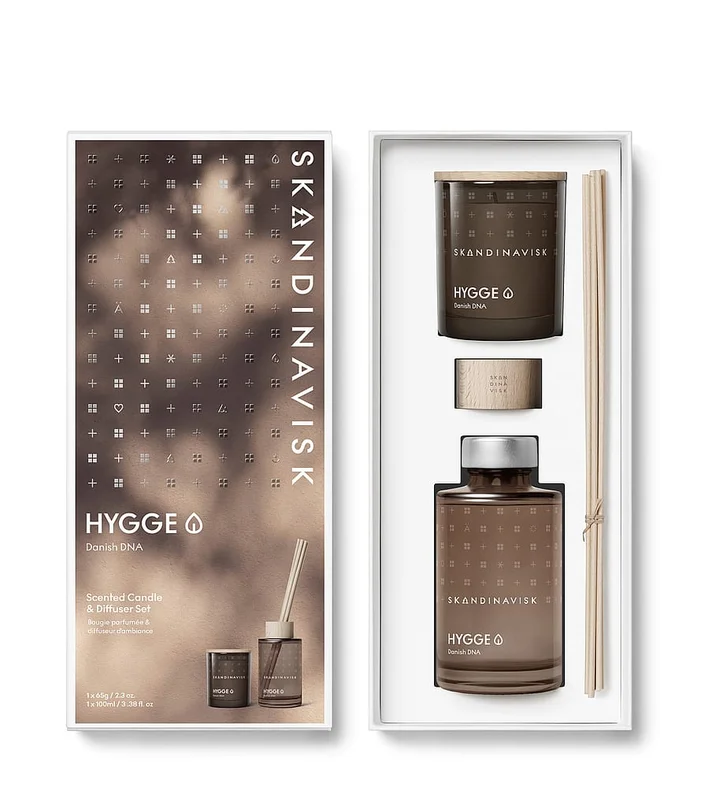 SKANDINAVISK Hygge Scented Candle & Diffuser Hygge Scented Candle & Diffuser, Tøj & Bolig, Duft Til Hjemmet, Duftpinde