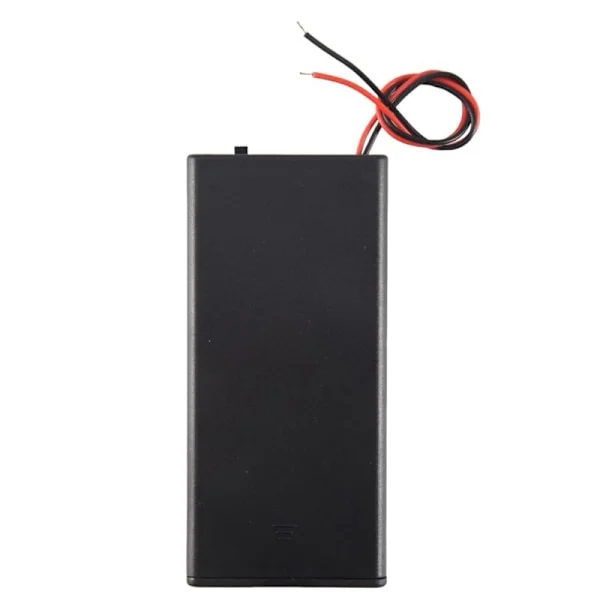 3.7V 2X 18650 On/Off Switch Battery Holder Connection Box Storage Box with Wire