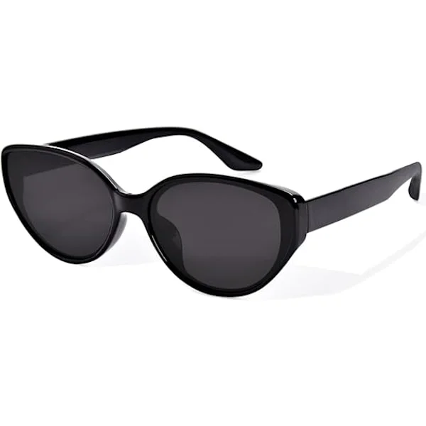 Trendy Cat Eye Solbriller for Kvinner, Lette TR90-rammer, UV-beskyttet Op3033[HK]