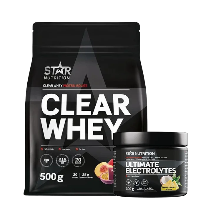 Clear Whey Whey Protein 500 g + Ultimate Electrolytes 300 g