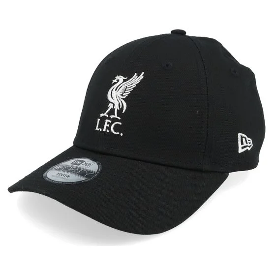 New Era - Svart adjustable Caps - Liverpool Core 9FORTY Ktd Black/White Adjustable @ Hatstore
