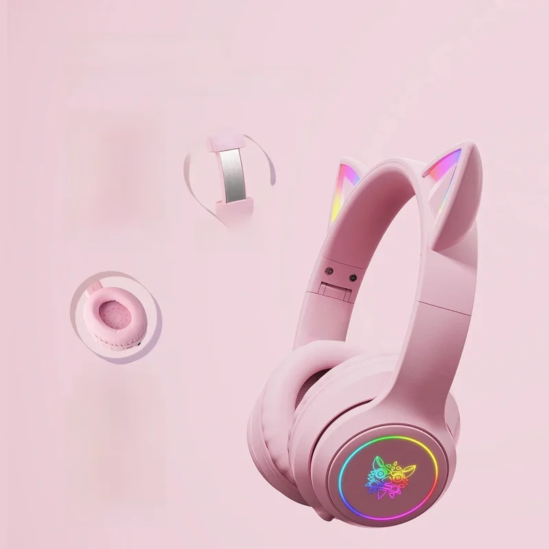 AliExpress - ONIKUMA Gaming Gaming Headset Bluetooth Headset Katzenohr Geräuschunterdrückung Hohe Klangqualität Niedlich
