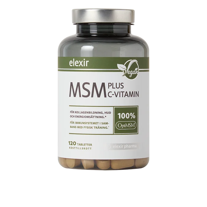 Elexir Pharma MSM + C Vitamin 120 tabletter