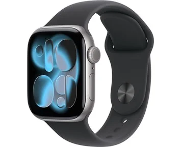 Watch Series 11 GPS 42mm Space Grey Aluminium Case with Black Sport Band - M/L - Apple Watch Series 11 – 42mm M/L