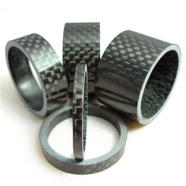 Headset Spacers Headset Skive Karbonfiber Sykkel Headset Spacers Trådløs