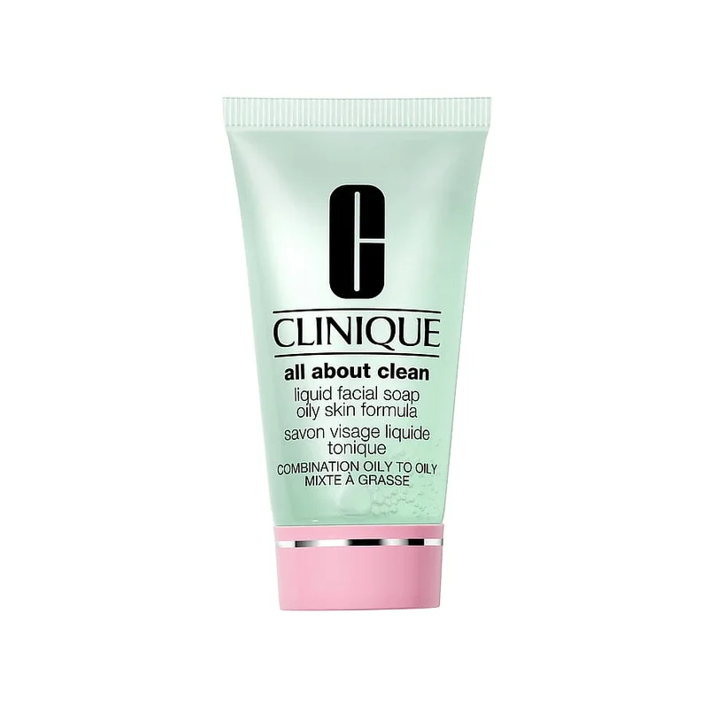 Spar 25% • Køb 2, Clinique All About Clean Liquid Facial Soap Oily 30 ml, Hudpleje, Renseprodukter, Rens & Vask