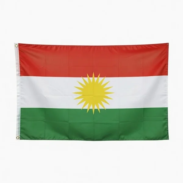 Kurdistan Flagga - 150 x 90 cm