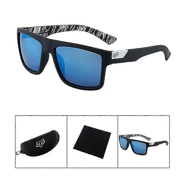 Fox Aurinkolasit Miehille Merkki Design Naiset Ajo Lasit Vintage Retro Aurinkolasit Neliömäiset Silmälasit Uv400 Gafas(65% alennus)_EP28 [DB]