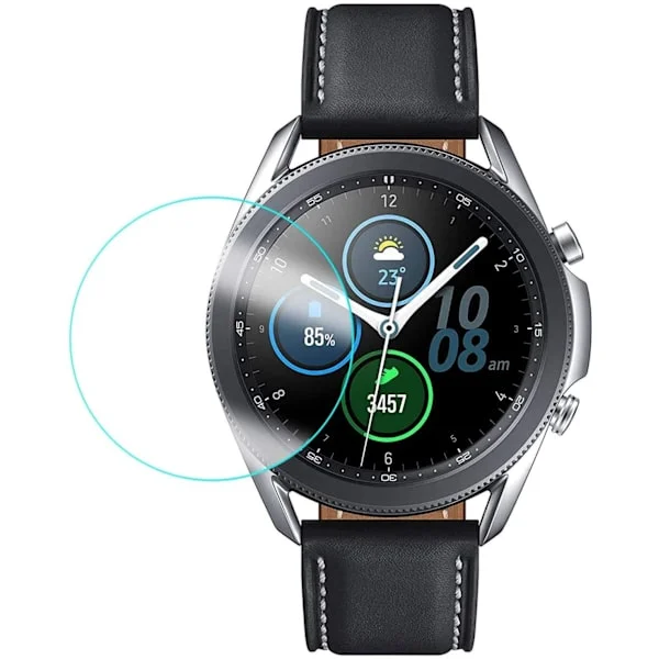 2x Härdat glas skärmskydd till Samsung Galaxy Watch 45mm