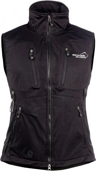 Arrak Outdoor Arrak Acadia naisten softshell-liivi, musta