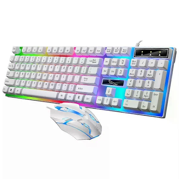 Redragon Tastatur Mus Sett K552-RGB-BA Mekanisk Gaming Tastatur og Mus Combo Kablet RGB LED 60% for Windows PC Gamere
