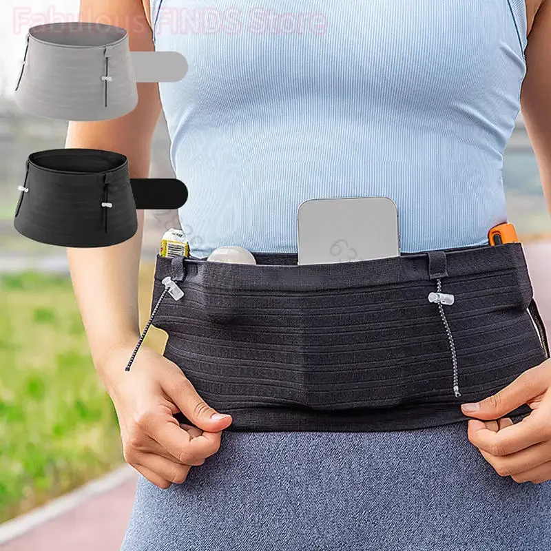 AliExpress - Hardloopheuptas Heren Dames Onzichtbare elastische hardloopriem Multifunctionele sporttelefoon Heupriemtas Gym Fitness Marathon
