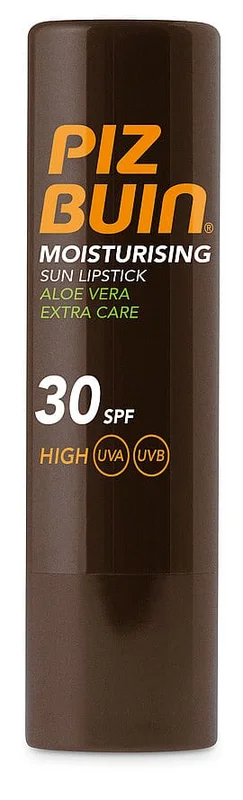 Piz Buin Aloe Lipstick SPF 30 4,6 g, Hudpleje, Solcreme, Læbepleje Med Solfaktor