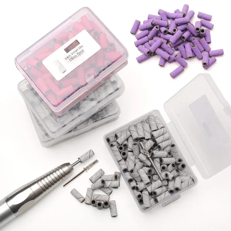 AliExpress - 100 stücke 3,1mm Mini Schleif Bands Kits Nagel Bohrer Bits Dorn Sets Elektrische Maniküre Zubehör Werkzeug Dead Skin Remover