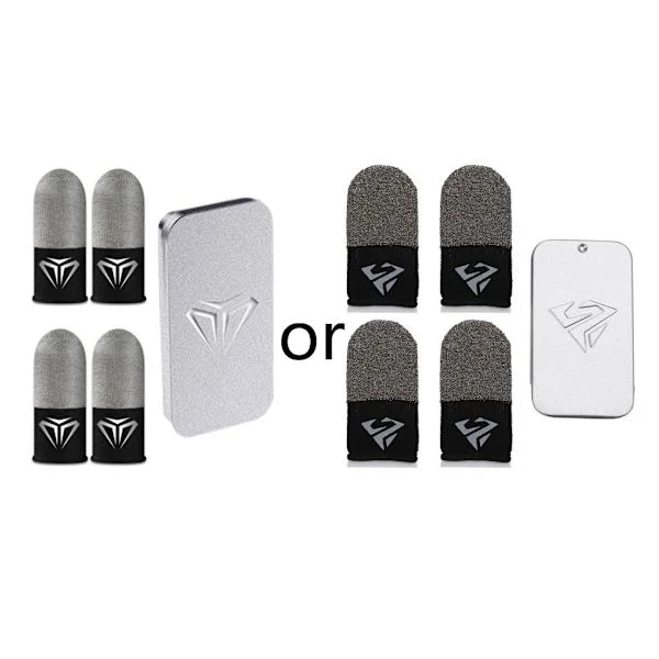 2 Par PUBG Game Glove Nettbrett Skjerm Berøringsvotter Svettebestandige Skjerm Finger Sleeve Controller Mobiltelefon Gaming hansker