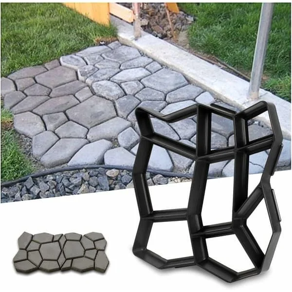 Betongform Fortau Form Former Plastformer for Betongheller til Hagen 42,5 x 42,5 x 4 cm