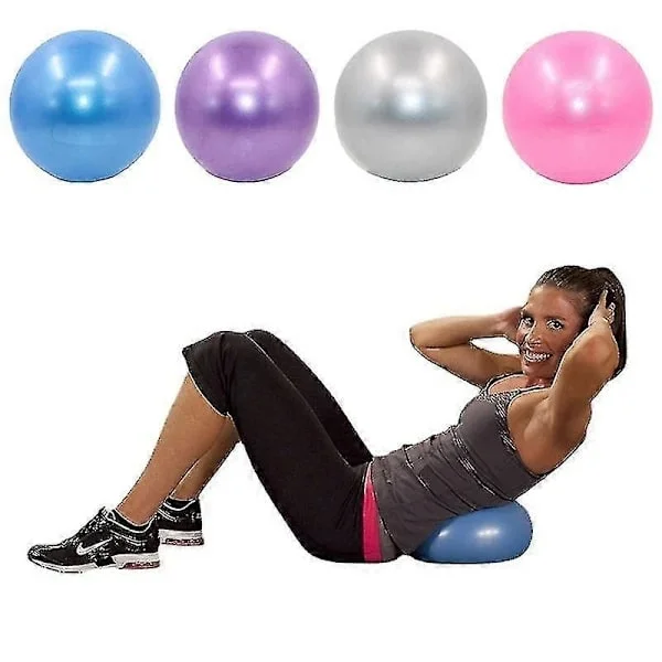 QU-25cm Pilatesbold Eksplosionssikker Yogabold Indendørs Balanceøvelse Gymnastikbold Til Fitness Pilatesudstyr Fitnessbold Lilla