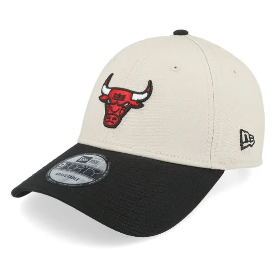 New Era - NBA Musta adjustable Lippis - Chicago Bulls Colour Block 9FORTY Stone/Black Adjustable @ Hatstore