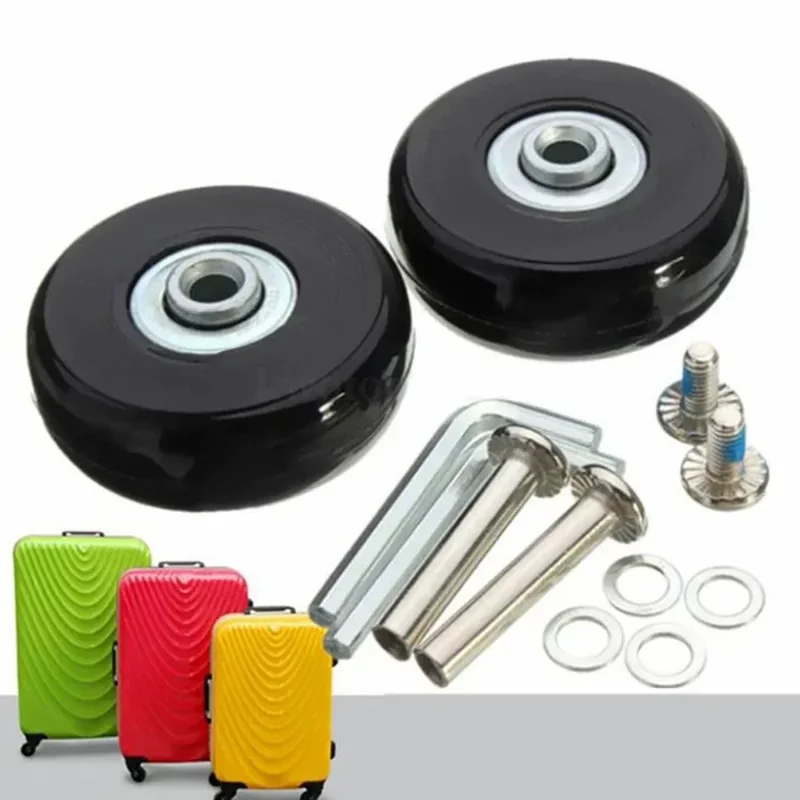 AliExpress - Universal Koffer Gepäck Ersatz Räder Achsen Reparatur Kit Stille Gummi Stumm Rollen 40mm 50mm 60mm Reisetasche teile Werkzeuge