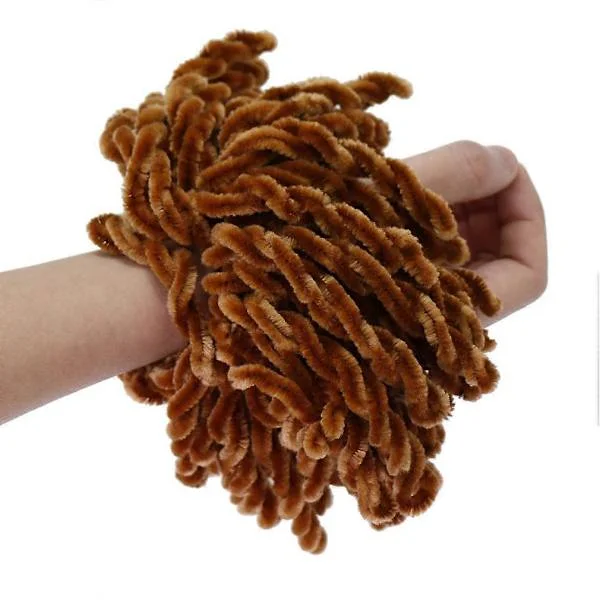 2-pak volumengivende scrunchie stor hårelastik ring hijab volumizer Khaleeji hår scrunchie (gul)