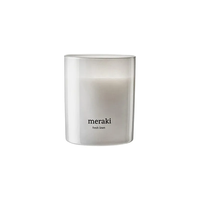 Spar 20% • Køb 2, Meraki Duftlys Fresh Linen 200 g, Tøj & Bolig, Duft Til Hjemmet, Duftlys