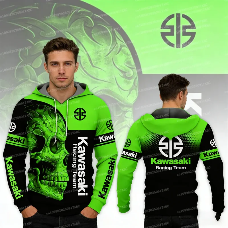 AliExpress - (Kawasaki) Herren Hoodie Kawasaki Kapuze Herren Sport- und Freizeitkleidung 3D-gedruckter Damen Hoodie Adventure Fashion Motorrad Top