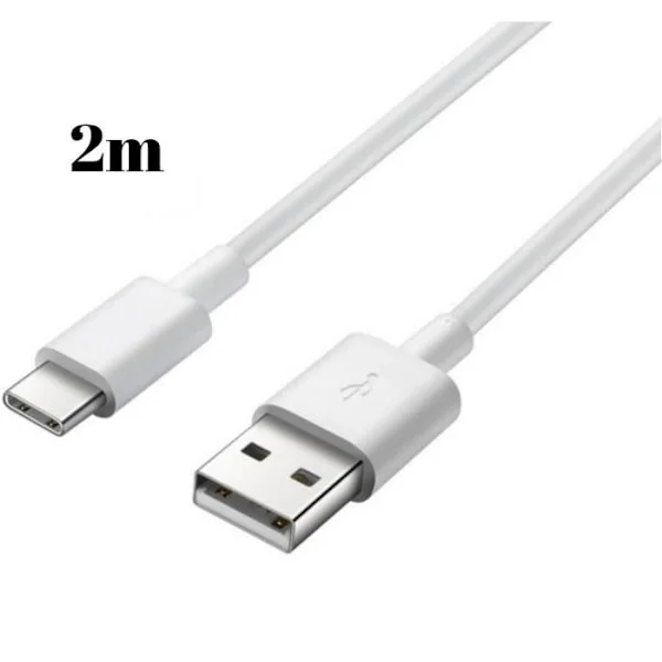 Kabel för SONY XPERIA 10, XZ3, XZ2, XZ1, XZ PREMIUM, X COMPACT, XA1, XA2, L3, L2, L1 - Laddkabel Typ USB-C 2 Meter [Phonillico ]