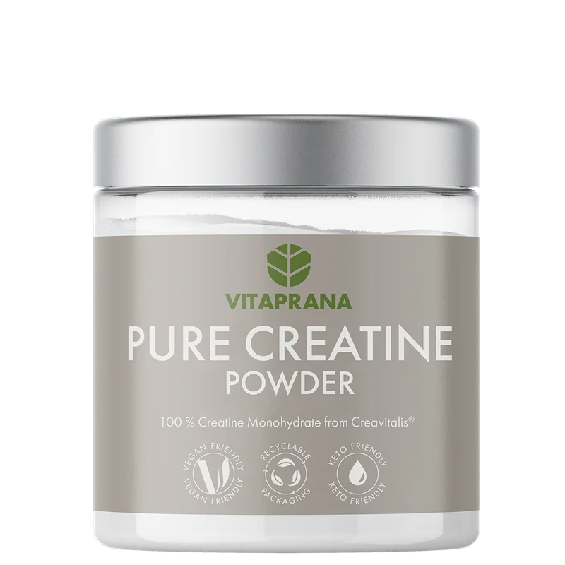 Kreatinblandning Vitaprana Ren kreatin Kreatin monohydrat 110 g - Bodyman.dk
