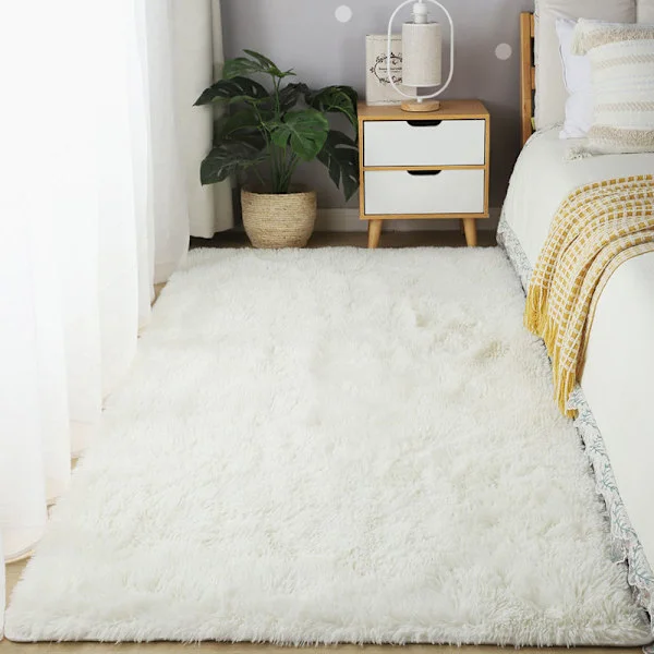Modern Shaggy Living Room Rug - 80 x 200 cm - Soft, Non-Slip, Thick (FMY)