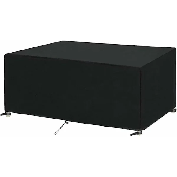 Rektangulært hagebordtrekk Vanntett trekk 250x150x90cm for hagemøbler Beskyttelsestrekk for hagemøbler Presenning Utemøbler
