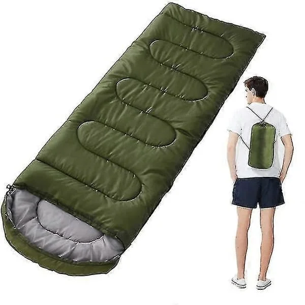 Sovepose Ultralett Camping Vanntett Sovepose Fortykket Vinter Varm Sovepose Voksen-Perfekt