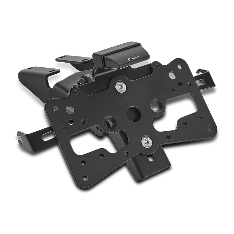 Kennzeichenhalter Rizoma Fox (US Version) Schwarz - Triumph Speed Twin 900 2019-2019