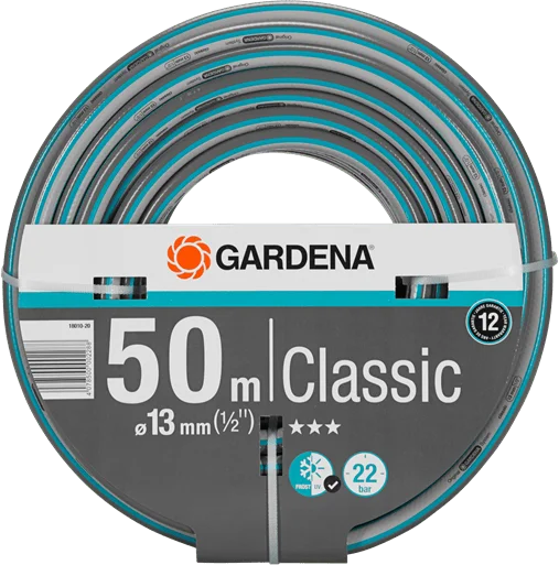 Gardena Classic Slang 50 m, 1/2", Bevattning