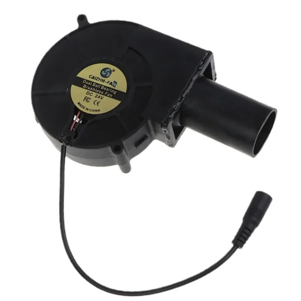 Bärbar BBQ-fläkt för DC 24V 3500RPM Air Turbo Blower Utomhus matlagningsverktyg reparation