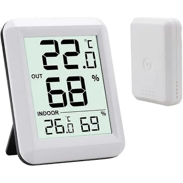 Trådlös Wifi Termometer Digital Termo-Hygrometer Inomhus Utomhus