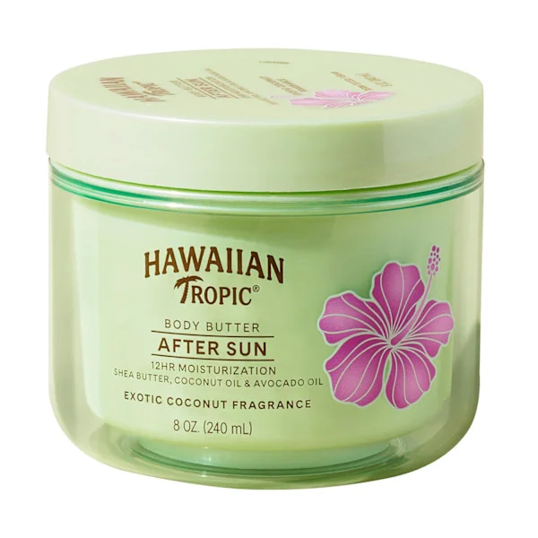Hawaiian Tropic After Sun Body Butter med kokosolje, 236 ml, aftersun-lotion, aftersun-fuktighetskrem, kokos-bodybutter, aftersun-pleie, aftersun