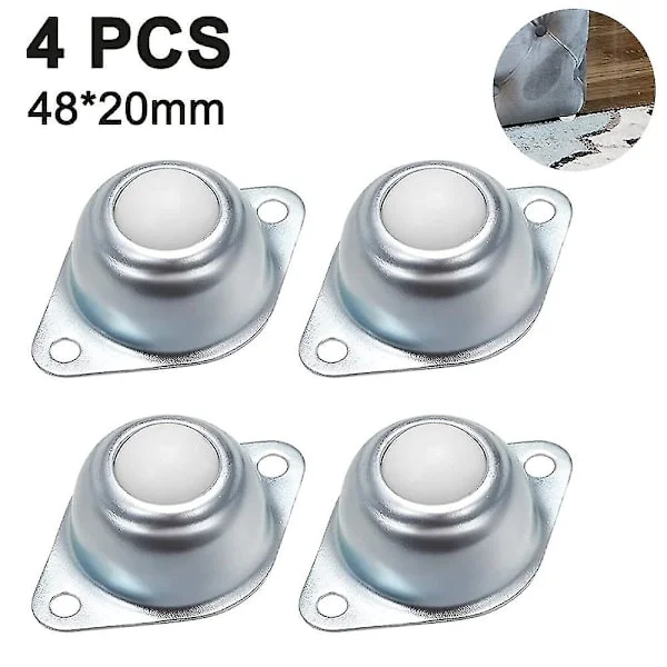 Små Kullagerhjul för Transportband, Tunga, 4 st (12,7 mm)