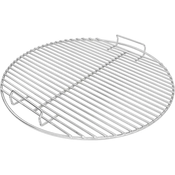 Grill Master's Choice, Grillrist i rustfrit stål, erstatning for 22" Weber-grill, dobbeltsidet hængslet design, kraftig konstruktion, forhindrer