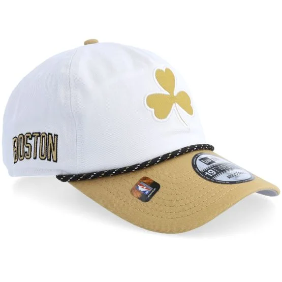 New Era - Boston Celtics NBA City Edition 1920 White/Camel A-Frame Adjustable Adjustable White Cap - NBA @ Hatstore