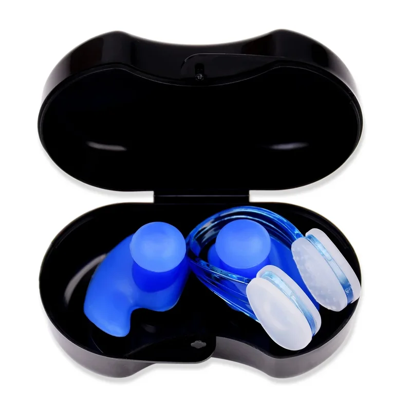 AliExpress - Schwimmen Silikon Ohrstöpsel Nase Clip Set Wasserdichte Spirale Ohrstöpsel Boxed Erwachsene Anfänger Schwimmausrüstung Silikon Ohrstöpsel