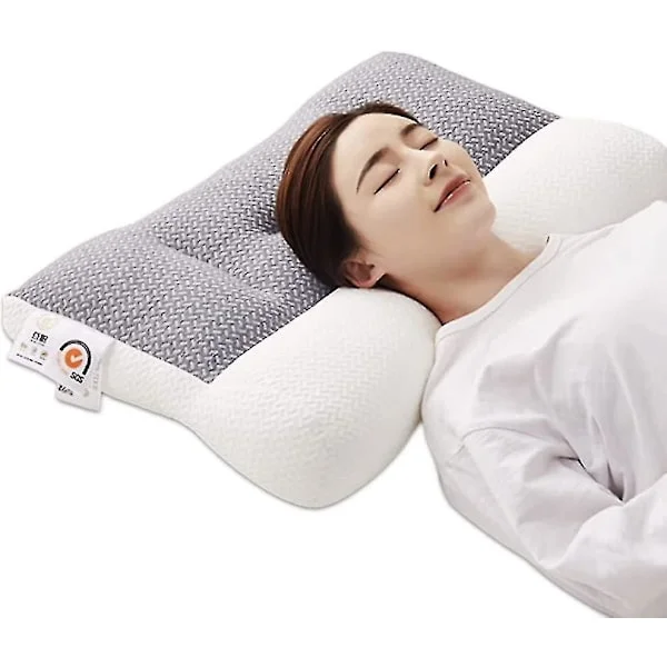 Super ergonomisk pute, ny ortopedisk korreksjon reparasjon trekkontur pute sovepute, nakke- og skuldersmertepute for all søvn