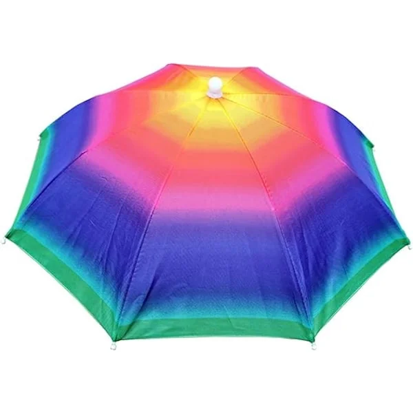 Paraplyhat, Fiske Udendørs Paraplyhat, Paraplyhatte Sol Regn Hat Til Udendørs Fiskeri Havearbejde Camping Strand, 55cm