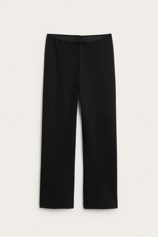 Kappahl | Raka pull on-byxor Svart 40 | Dam