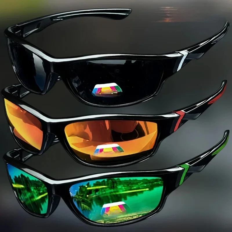 AliExpress - 1/3 pièces Vintage Sport lunettes de soleil hommes femmes pêche course cyclisme alpinisme Sport homme lunettes de soleil Anti-