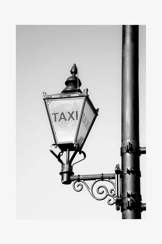 Malerifabrikken - Poster Taxi - Svart - Postere - Fra Homeroom
