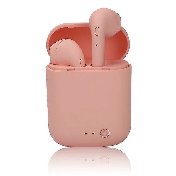 Kompatibla Vattentäta Bluetooth Sport Hörlurar - Trådlösa Hörlurar för iPhone, Samsung, Xiaomi, Huawei, OnePlus - Rosa