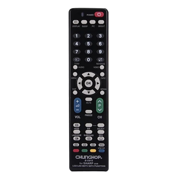 Universal fjärrkontroll för Sharp LCD, LED och plasma-TV