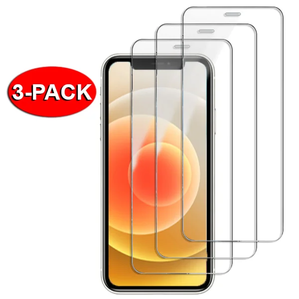3-Pack - iPhone 11 Pro MAX - Skjermbeskytter i herdet glass